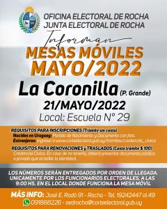 MESAS MÓVILES